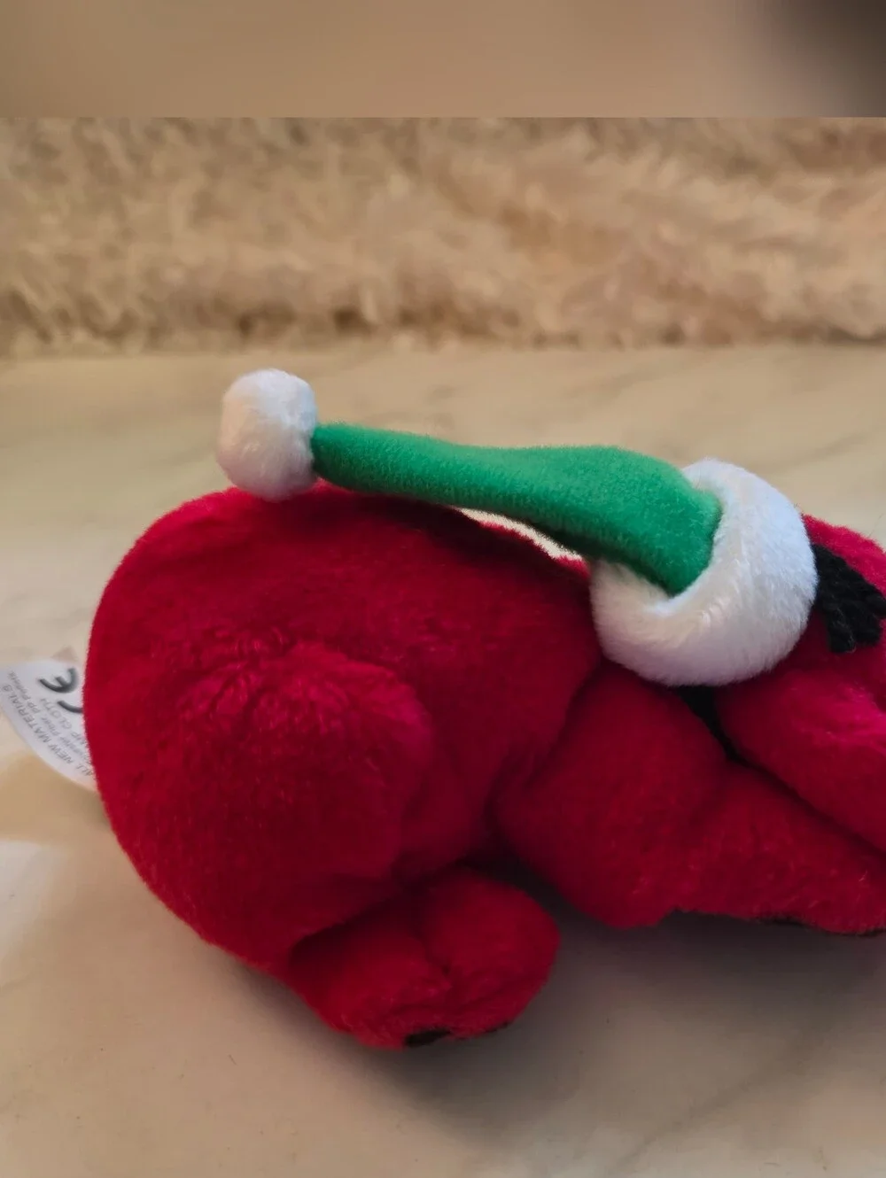 Scholastic Clifford the Big Red Dog Toy with Green Hat and Yellow Star